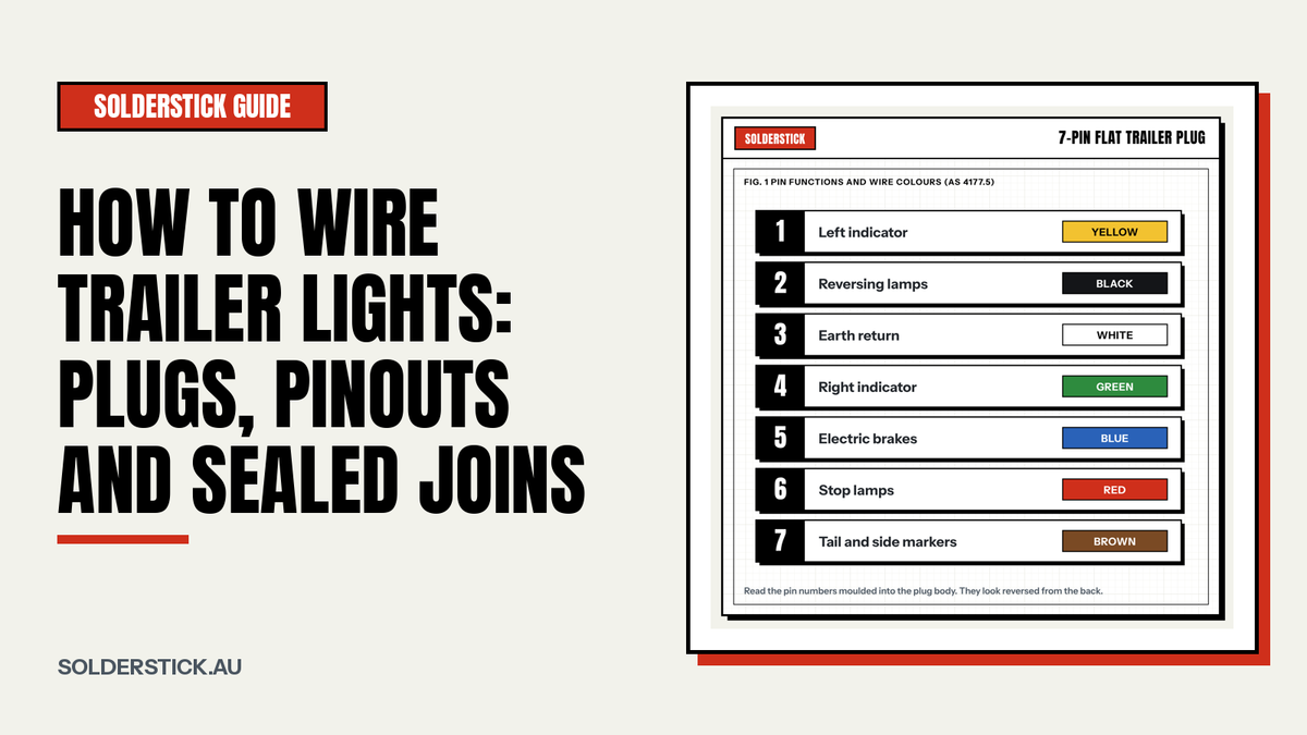 How to Wire Trailer Lights: Plugs, Pinouts and Sealed Joins