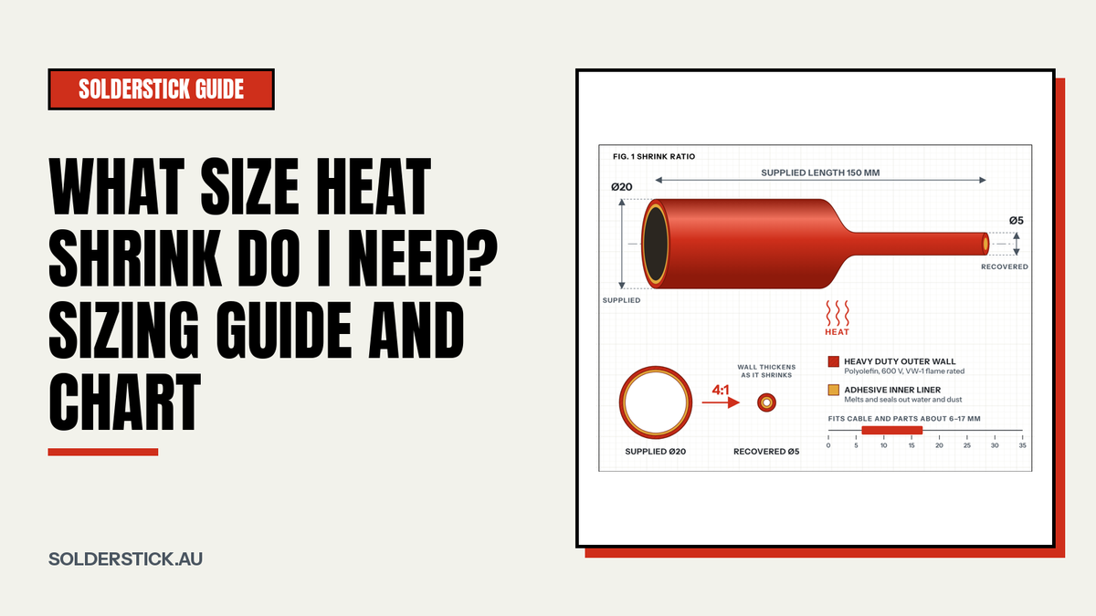 What Size Heat Shrink Do I Need? Sizing Guide and Chart