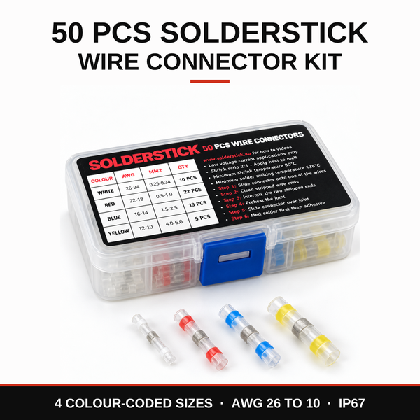 50PCS SOLDERSTICK WIRE CONNECTOR KIT
