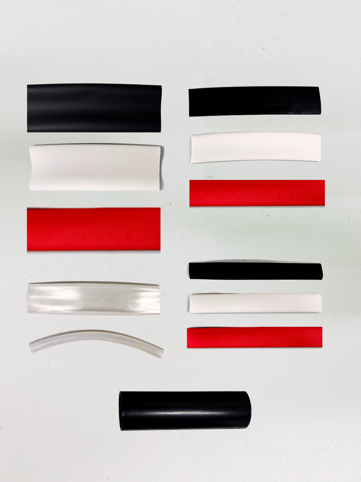 Heat shrink bundle contents: 12 adhesive-lined tubes in 3:1, 4:1 and 6:1