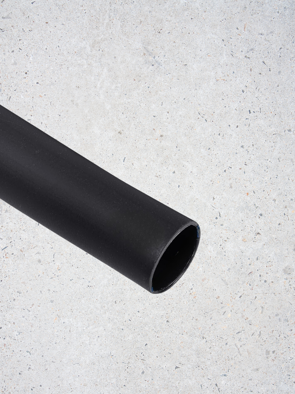 6:1 dual wall heat shrink, black, 33 to 5.5 mm: tube before and after shrinking